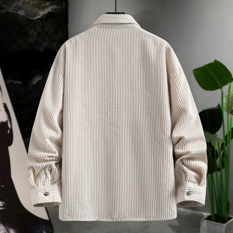 Camisa abotonada de pana Halden